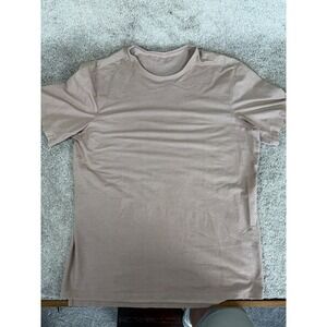 Lululemon Fundamental T-Shirt Mens Gray Short Sleeve Crew Neck